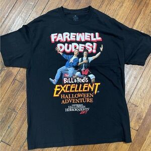 Bill & Ted's Excellent Adventure Black Graphic Tee